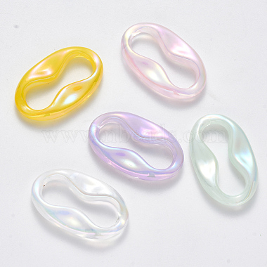 Mixed Color Oval Acrylic Linking Rings