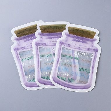 Reusable Bottle Shape Zipper Sealed Bags(OPP-Z001-04-A)-3