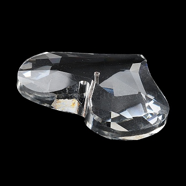 verre transparent grands pendentifs(GLAA-Q093-04)-3