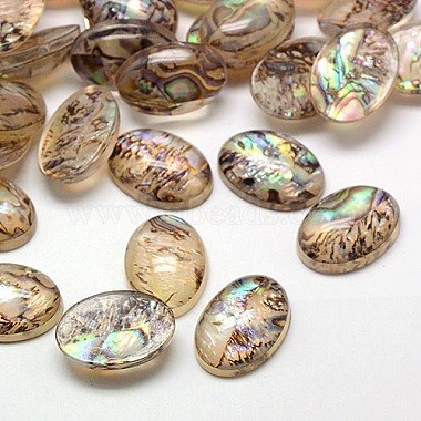 25mm BurlyWood Oval Resin Cabochons