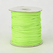 Eco-Friendly Korean Waxed Polyester Cord, Green Yellow, 1.5mm, about 169.51~174.98 Yards(155~160m)/Roll(YC-P002-1.5mm-1186)