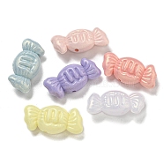 Opaque Acrylic Beads, Candy, Mixed Color, 12.5x26.5x8.5mm, Hole: 1mm, 416pcs/500g(OACR-E041-05)