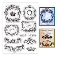 Custom PVC Plastic Clear Stamps, for DIY Scrapbooking, Photo Album Decorative, Cards Making, Crown, 160x110x3mm(DIY-WH0448-0541)