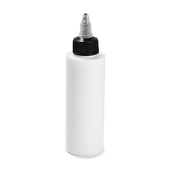 Translucent Plastic Glue Bottles, Empty Bottles, White, 15.2x4.2cm, Capacity: 120ml(4.06fl. oz)