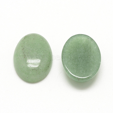 Natural Green Aventurine Cabochons(X-G-R415-13x18-43)-2