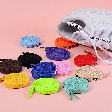 32Pcs 16 Colors Polyester Flat Custom Shoelace(AJEW-SZ0001-91)-6