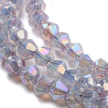 Baking Painted Transparent Glass Beads Strands(DGLA-F002-04H)-4