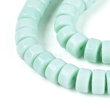 Opaque Solid Color Glass Beads Strands(GLAA-N026-3x6mm-14)-3