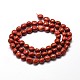Natural Red Jasper Nuggets Beads Strands(X-G-J335-46)-2