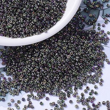 MIYUKI Round Rocailles Beads, Japanese Seed Beads, (RR4571) Magic Orchid, 11/0, 2x1.3mm, Hole: 0.8mm, about 1111pcs/10g