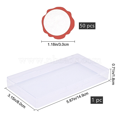 50Pcs Adhesive Wax Seal Stickers(DIY-CP0007-98E)-2