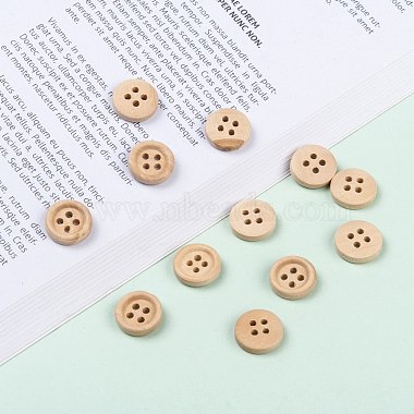 Natural Round 4 Hole Buttons(X-NNA0VFH)-5