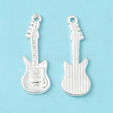 Silver Musical Instruments Alloy Pendants