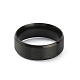 201 Stainless Steel Plain Band Ring for Men Women(RJEW-WH0010-06F-MB)-2