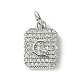 Rack Plating Brass Micro Pave Clear Cubic Zirconia Charms(KK-G501-01G-P)-1