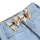 Butterfly Shape Alloy Adjustable Jean Button Pins(PW-WG70145-01)-1