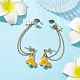 hellgoldene 304 Manschetten-Ohrringketten aus Edelstahl(EJEW-JE05685-03)-2