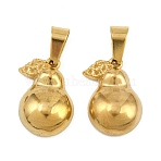 304 Stainless Steel Pendant Rhinestone Settings, Pear Charms, Ion Plating(IP), Real 20K Gold Plated, Fit for 0.9mm Rhinestone, 18x13x5mm, Hole: 3.7mm(STAS-B167-25G)