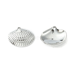 304 Stainless Steel Charms, Shell Shape Charms, Stainless Steel Color, 6.5x8x2mm, Hole: 0.6mm(STAS-L269-073P)