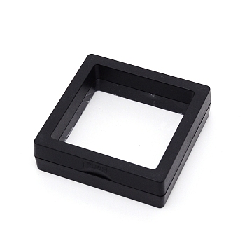 Transparent Acrylic 3D Floating Frame, Display Holder/Box/Frames, for Jewelry, Gift Display, Square, Clear, 2-3/4x2-3/4 inch(7x7cm)