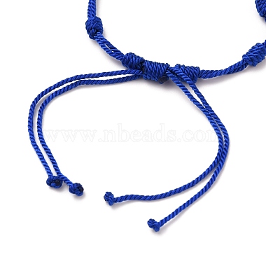 Fabrication de bracelet en cordon de nylon tressé réglable(AJEW-JB00758-04)-3