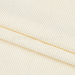 Corduroy Kintted Rib Fabric, for Clothing Accessories, Floral White, 156x0.05cm(DIY-WH0002-68A)