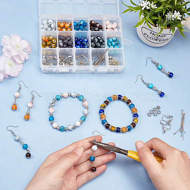 SUNNYCLUE DIY Earring & Bracelets Making Kits(DIY-SC0013-27)-5