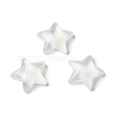 White Star Glass Cabochons