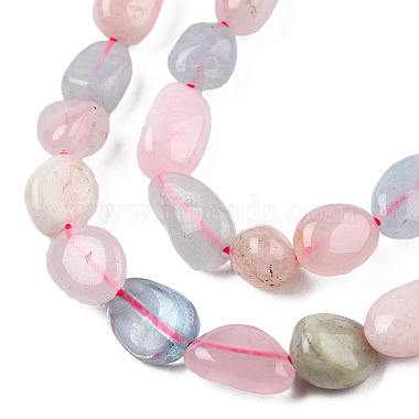 Chapelets de perles en morganite naturelle(X-G-R445-8x10-28)-2