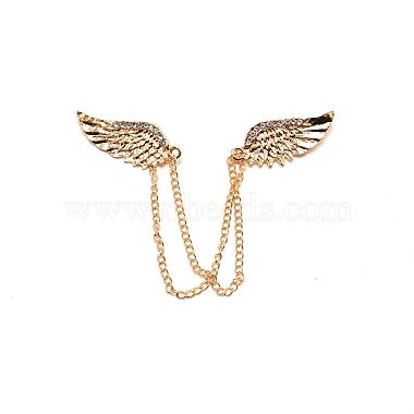 Broche à ailes en cristal pour hommes(JEWB-WH0022-22A)-1