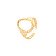 Placage ionique (ip) 304 anneau de manchette large ovale ouvert en acier inoxydable pour femme(X-RJEW-S405-167G)-3