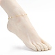 Brass Curb Chain Anklets(AJEW-AN00418)-5