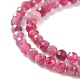 Natural Red Tourmaline Beads Strands(G-A021-01B)-3