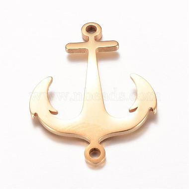 Golden Anchor & Helm Stainless Steel Links
