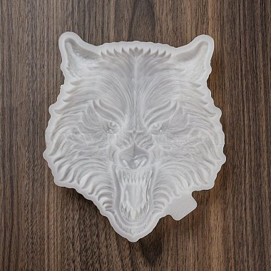 Wolf Head DIY Silicone Molds(AJEW-D052-03)-5