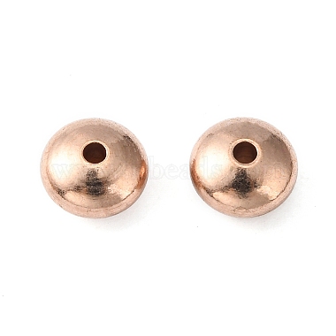 Flat Round Brass Spacer Beads(KK-J204-02RG)-3