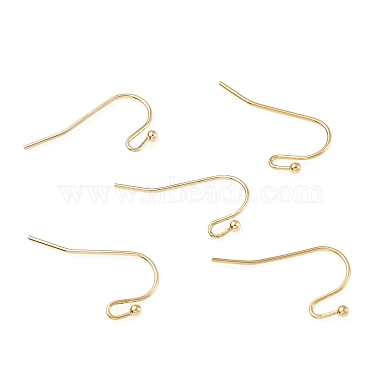 Light Gold Brass Earring Hooks