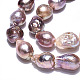 Natural Baroque Pearl Keshi Pearl Beads Strands(PEAR-S019-02D)-4