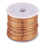 Copper Craft Wire, Round Wire, Red, 16 Gauge, 1.3mm, about 10m/ roll(CWIR-WH0014-01A-01)