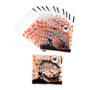 Rectangle Plastic Cellophane Bags, for Halloween, Red, 13x10cm, Unilateral Thickness: 0.035mm, Inner Measure: 10x10cm, about 96~100pcs/bag(OPC-F004-03E)