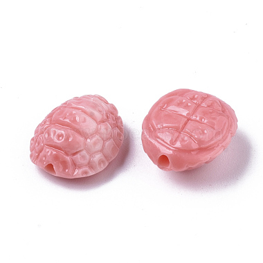 Carved Synthetic Coral Beads(CORA-R019-033)-3