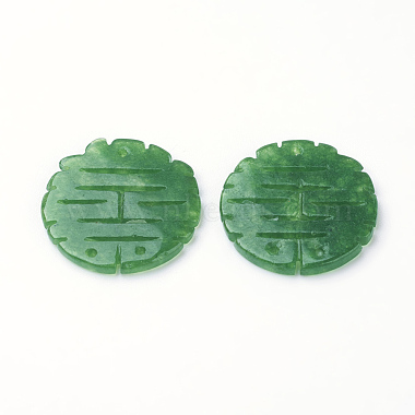 Natural Jade Pendant(G-E418-66)-2