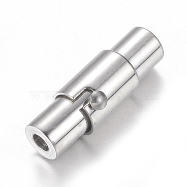 304 Stainless Steel Locking Tube Magnetic Clasps(STAS-H019)-2
