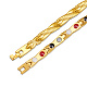 SHEGRACE Stainless Steel Panther Chain Watch Band Bracelets(JB664A)-6