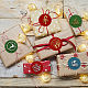 Craspire tema navideño 6piezas cabezal de sello de cera de latón(AJEW-CP0001-87B)-5