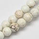Round Natural Magnesite Beads Strands(G-M138-39)-1