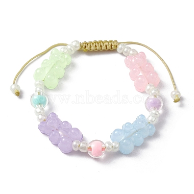 Colorful Bear Acrylic Bracelets