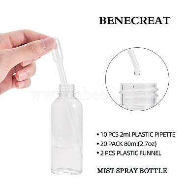 80ml Transparent PET Plastic Perfume Spray Bottle Sets(MRMJ-BC0001-57)-3