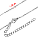 304 из нержавеющей стали кабель цепи ожерелья(NJEW-M176-14-A)-1