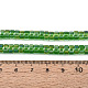 ab色のメッキ透明ガラスビーズストランド(GLAA-T026-3x6mm-T08)-4